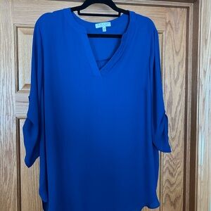 Chaus Royal Blue Women's Blouse